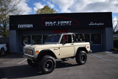 1970 Ford Bronco for sale at Gulf Coast Exotic Auto in Gulfport MS