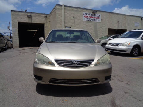 2005 Toyota Camry for sale at ACH AutoHaus in Dallas TX