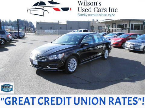 2016 Volkswagen Passat for sale at Wilson's Used Cars Inc in Eugene OR