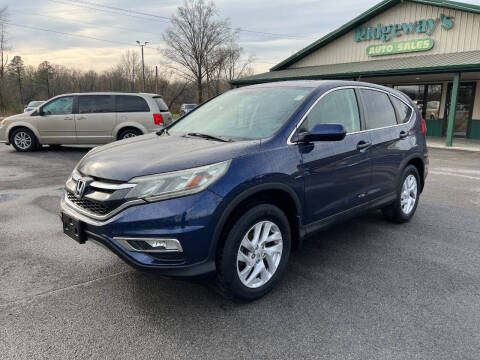 2015 Honda CR-V for sale at Ridgeways Auto Sales in West Frankfort IL