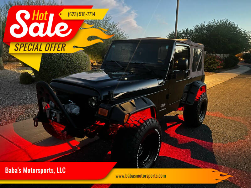 2003 Jeep Wrangler for sale at Baba's Motorsports, LLC in Phoenix AZ