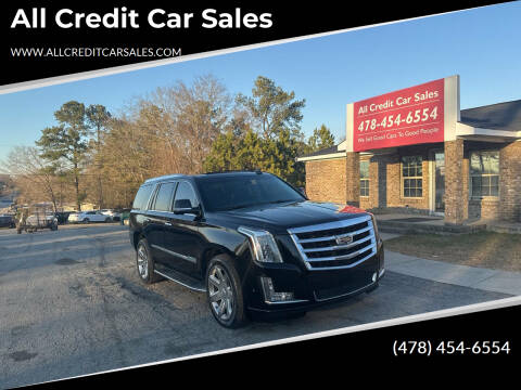 2017 Cadillac Escalade for sale at All Credit Car Sales in Milledgeville GA