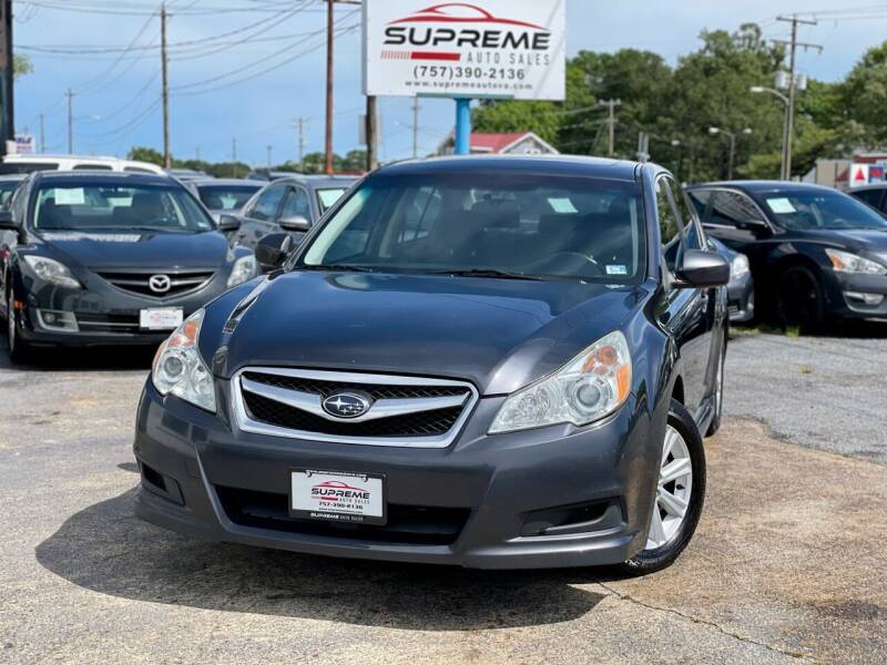 2011 Subaru Legacy for sale at Supreme Auto Sales in Chesapeake VA