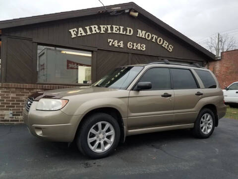2008 Subaru Forester for sale at Fairfield Motors in Fort Wayne IN