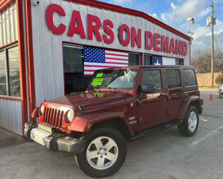 2010 Jeep Wrangler Unlimited for sale at Cars On Demand 2 in Pasadena TX