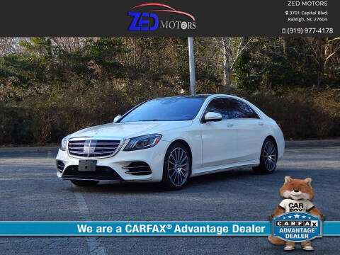 2019 Mercedes-Benz S-Class for sale at Zed Motors in Raleigh NC