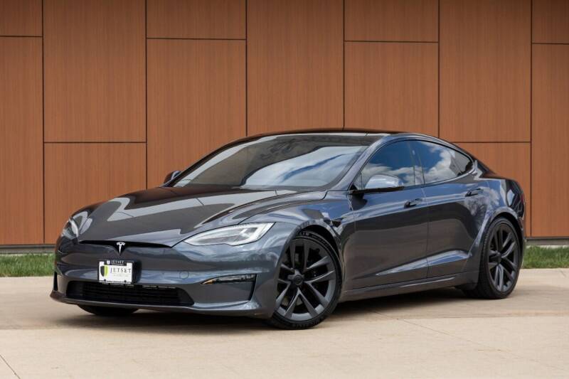 2021 Tesla Model S for sale at Jetset Automotive in Cedar Rapids IA