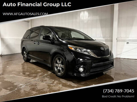 2015 Toyota Sienna for sale at Auto Financial Group in Flat Rock MI
