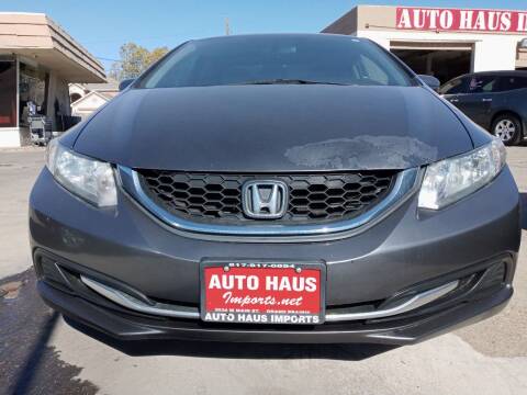 2014 Honda Civic for sale at Auto Haus Imports in Grand Prairie TX