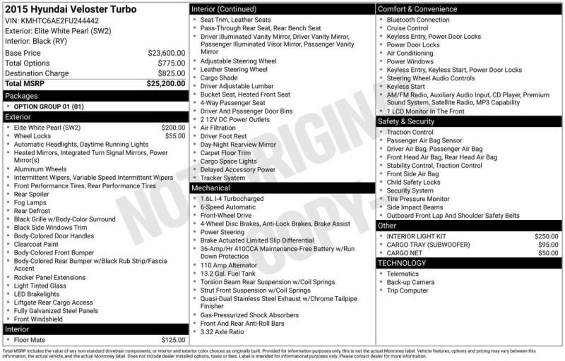 2015 Hyundai Veloster Turbo