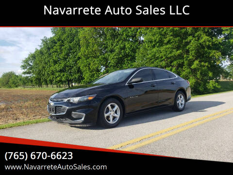 2016 Chevrolet Malibu for sale at Navarrete Auto Sales LLC in Frankfort IN