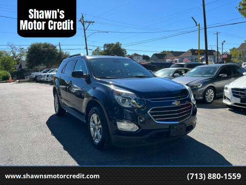 2016 Chevrolet Equinox for sale at Shawn's Motor Credit in Houston TX
