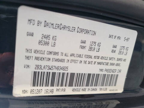 2007 Dodge Charger SRT-8