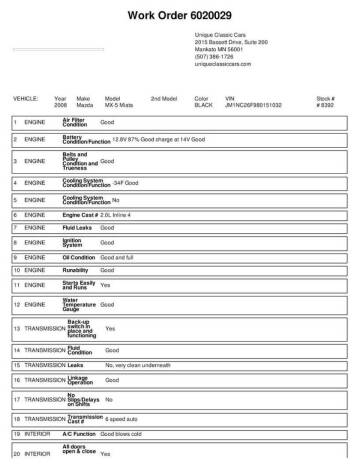 2008 Mazda MX-5 Miata