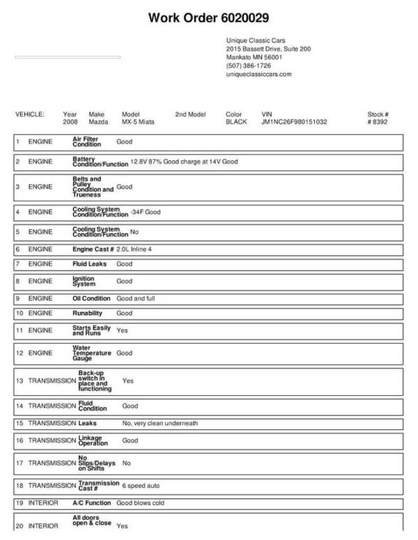 2008 Mazda MX-5 Miata