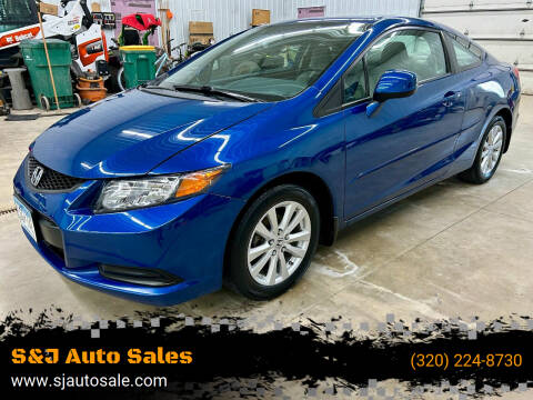 2012 Honda Civic for sale at S&J Auto Sales in South Haven MN
