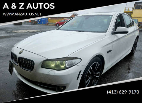 2013 BMW 5 Series for sale at A & Z AUTOS in Westfield MA