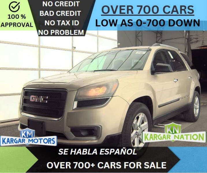 2016 GMC Acadia for sale at Kargar Motors of Manassas in Manassas VA