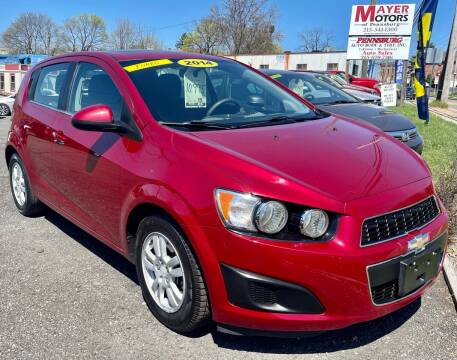 2014 Chevrolet Sonic for sale at Mayer Motors of Green Lane in Green Lane PA