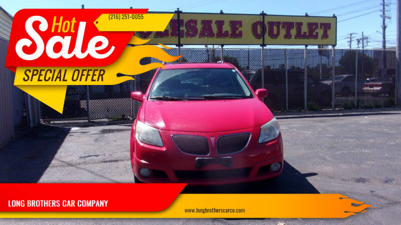 2006 Pontiac Vibe for sale at LONG BROTHERS CAR COMPANY in Cleveland OH