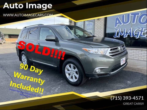 2012 Toyota Highlander for sale at Auto Image in Schofield WI