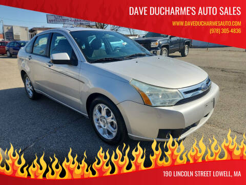2009 Ford Focus for sale at Dave Ducharme's Auto Sales in Lowell MA