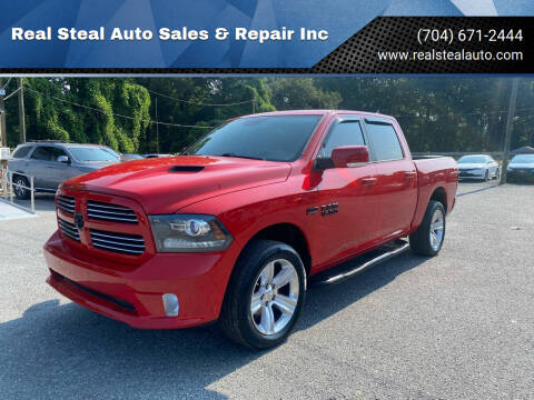 2016 RAM 1500 for sale at Real Steal Auto Sales & Repair Inc in Gastonia NC