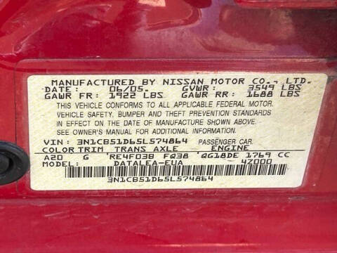 2005 Nissan Sentra 1.8