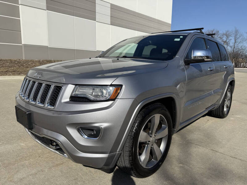 Used 2014 Jeep Grand Cherokee Overland with VIN 1C4RJFCG1EC245430 for sale in Elmhurst, IL