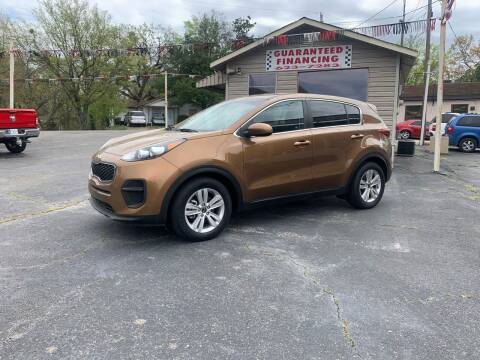 2017 Kia Sportage for sale at Howard Johnson's  Auto Mart, Inc. in Hot Springs AR