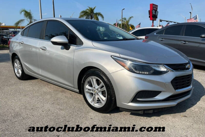 2016 Chevrolet Cruze for sale at AUTO CLUB OF MIAMI, INC in Miami FL