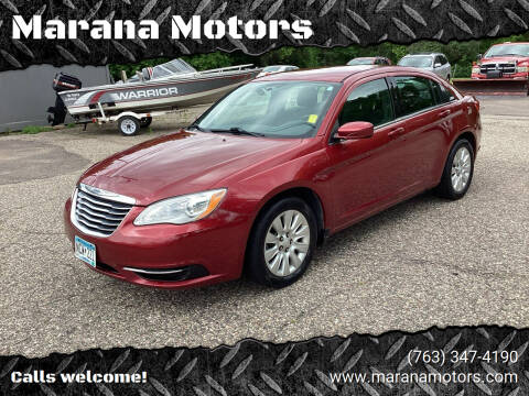 2013 Chrysler 200 for sale at Marana Motors in Princeton MN