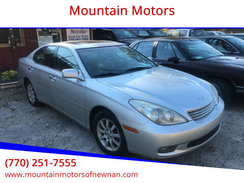 2002 Lexus ES 300 for sale at Mountain Motors in Newnan GA