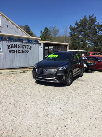2018 Hyundai Santa Fe for sale at Bennett Etc. in Richburg SC