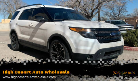 2015 Ford Explorer for sale at High Desert Auto Wholesale in Albuquerque NM