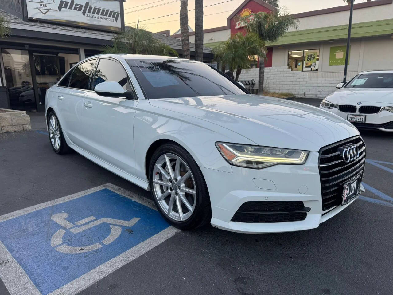 White 2018 Audi A6 2.0T Premium Plus 2.0T Premium Plus 4dr Sedan 1