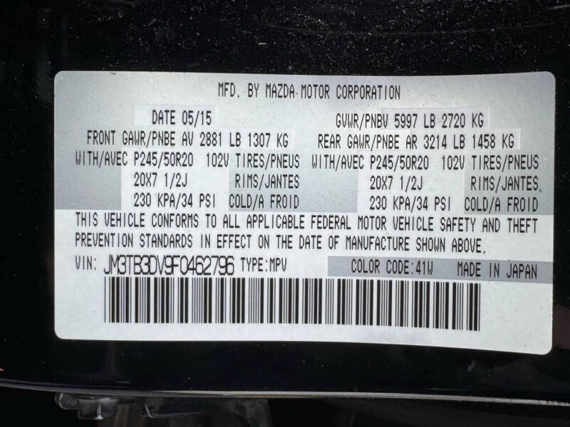 2015 Mazda CX-9 Grand Touring