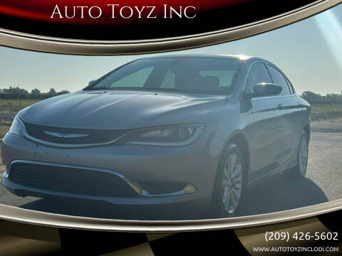 2015 Chrysler 200 for sale at Auto Toyz Inc in Lodi CA