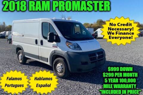 2018 RAM ProMaster Cargo for sale at D&D Auto Sales, LLC in Rowley MA