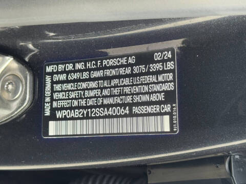 2025 Porsche Taycan 4S