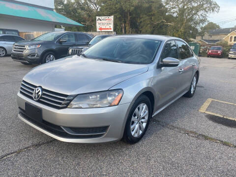 2013 Volkswagen Passat for sale at AutoPro Virginia LLC in Virginia Beach VA