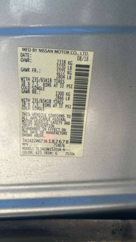 2018 Nissan Murano SV