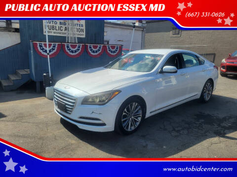 2015 Hyundai Genesis for sale at PUBLIC AUTO AUCTION ESSEX MD in Essex MD