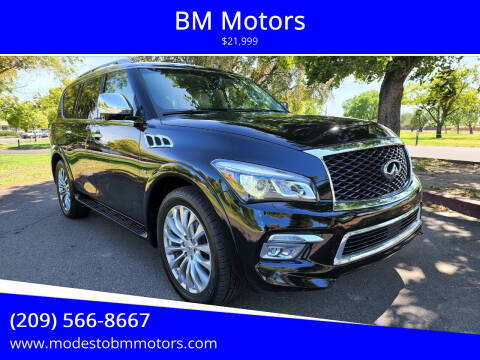 2015 Infiniti QX80 for sale at BM Motors in Modesto CA