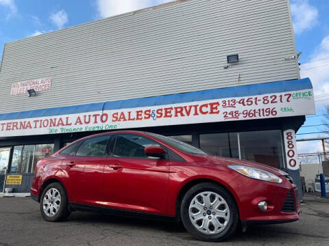 2012 Ford Focus for sale at International Auto Sales and Service in Detroit MI