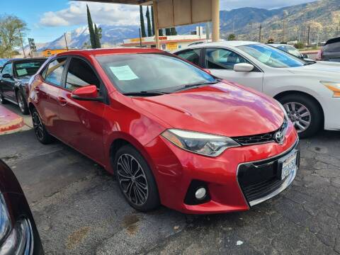 2016 Toyota Corolla for sale at E and M Auto Sales in Bloomington CA