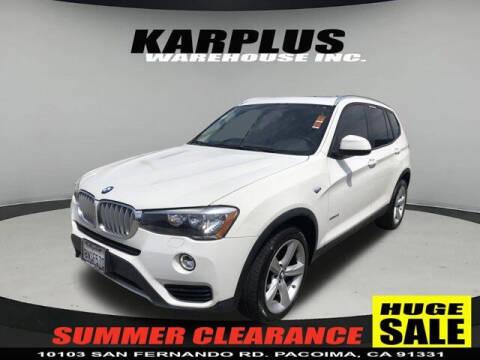 2017 BMW X3 for sale at Karplus Warehouse in Pacoima CA