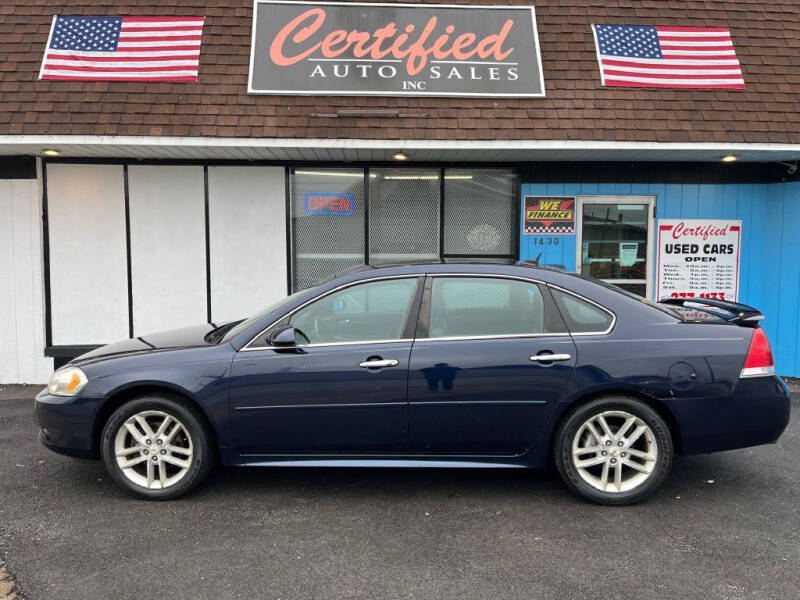 2012 Chevrolet Impala for sale at Certified Auto Sales, Inc in Lorain OH