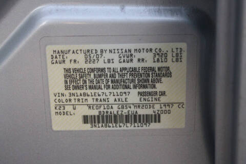 2007 Nissan Sentra 2.0 S