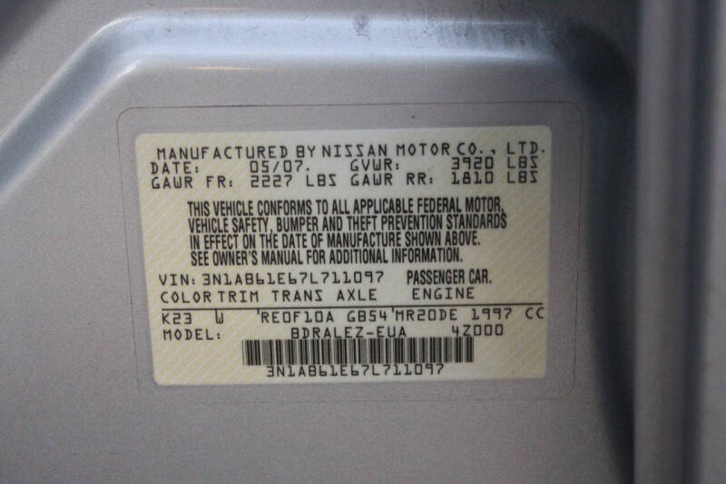 2007 Nissan Sentra 2.0 S